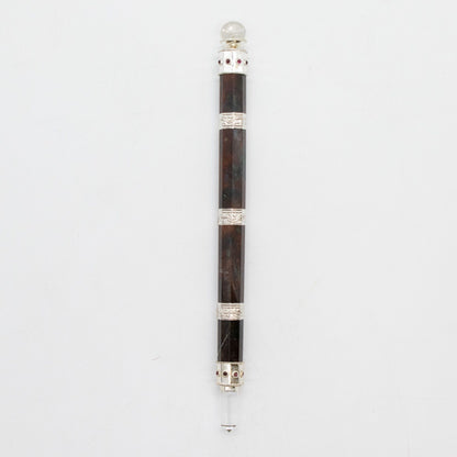 Varita Bloodroot Soverign -Extra Largo Fancy Jasper Magic- Parte superior de bola de cristal - 26cm - Varitas de Sanación con