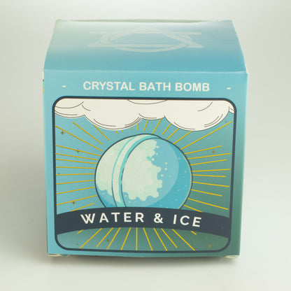 Bomba de baño de cristal elemental - Agua