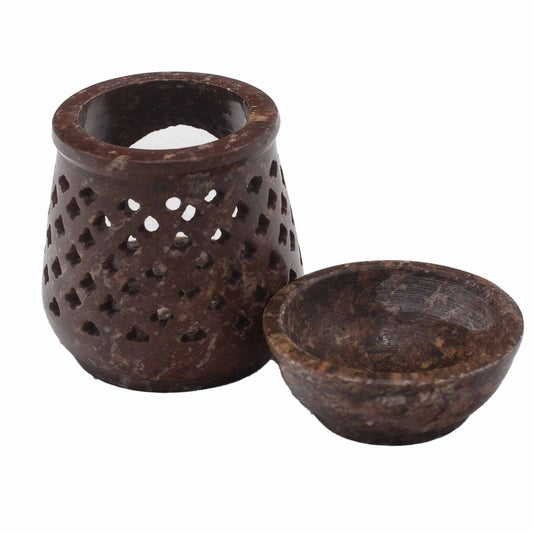 Quemador de aceite pequeño de esteatita 8 cm - Clásico