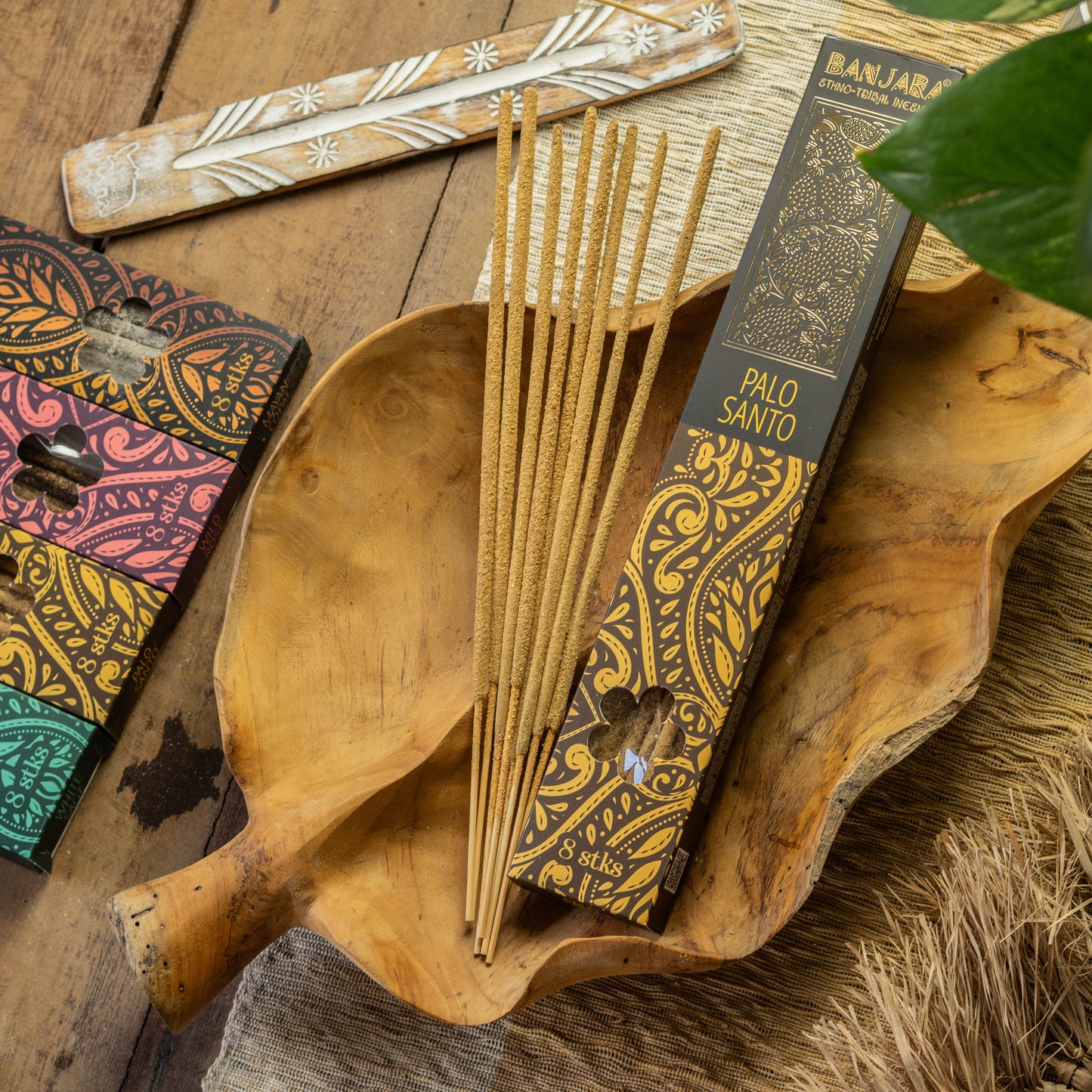Incienso Banjara Extra Largo - Palo Santo - Incienso Banjara Extra Largo, Gift Packaging