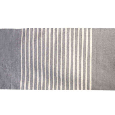 Alfombra India de Algodón - 70x170cm - Gris