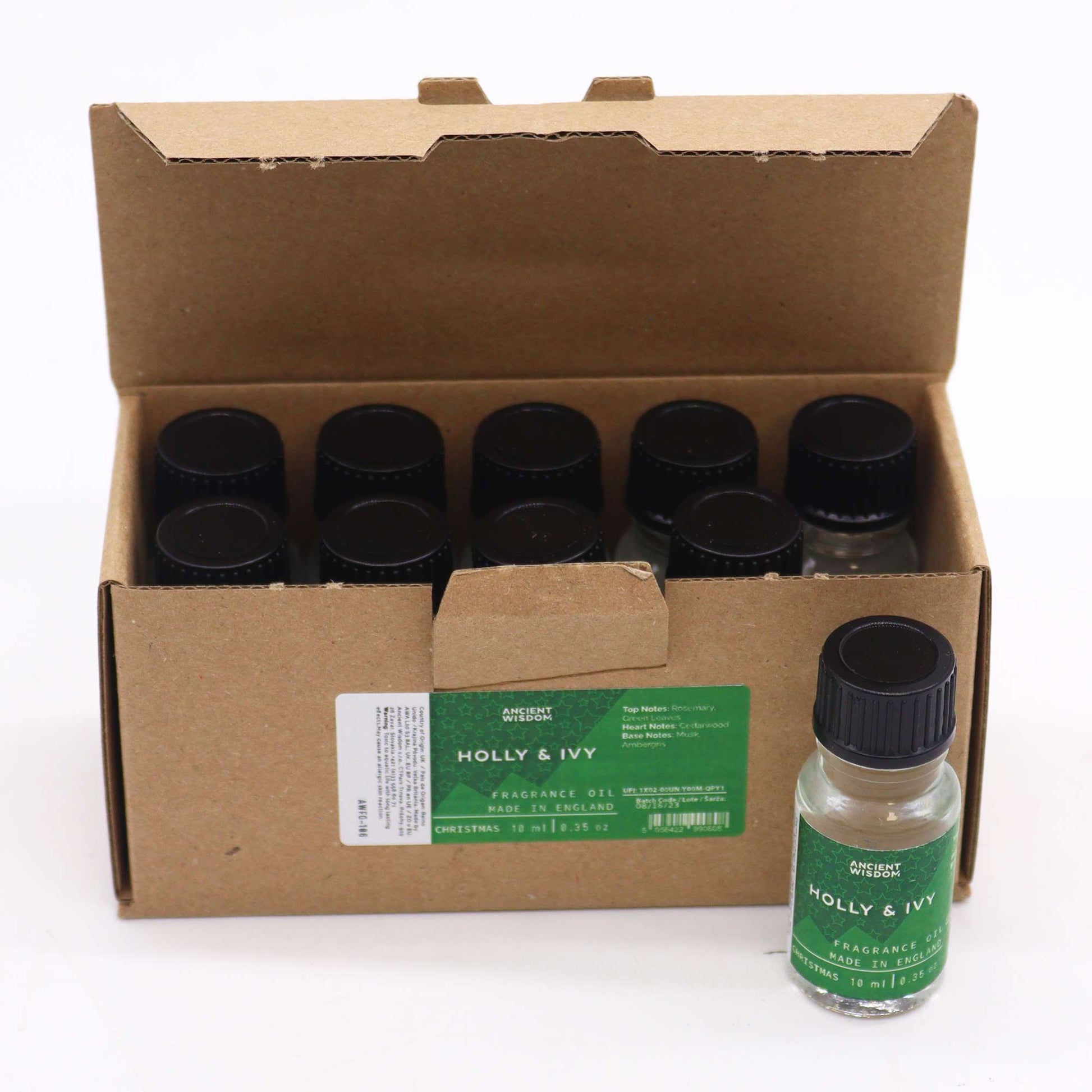Aceite de Fragancia 10 ml - Acebo y Hiedra - Aceites de Fragancia 10ml, Cruelty Free