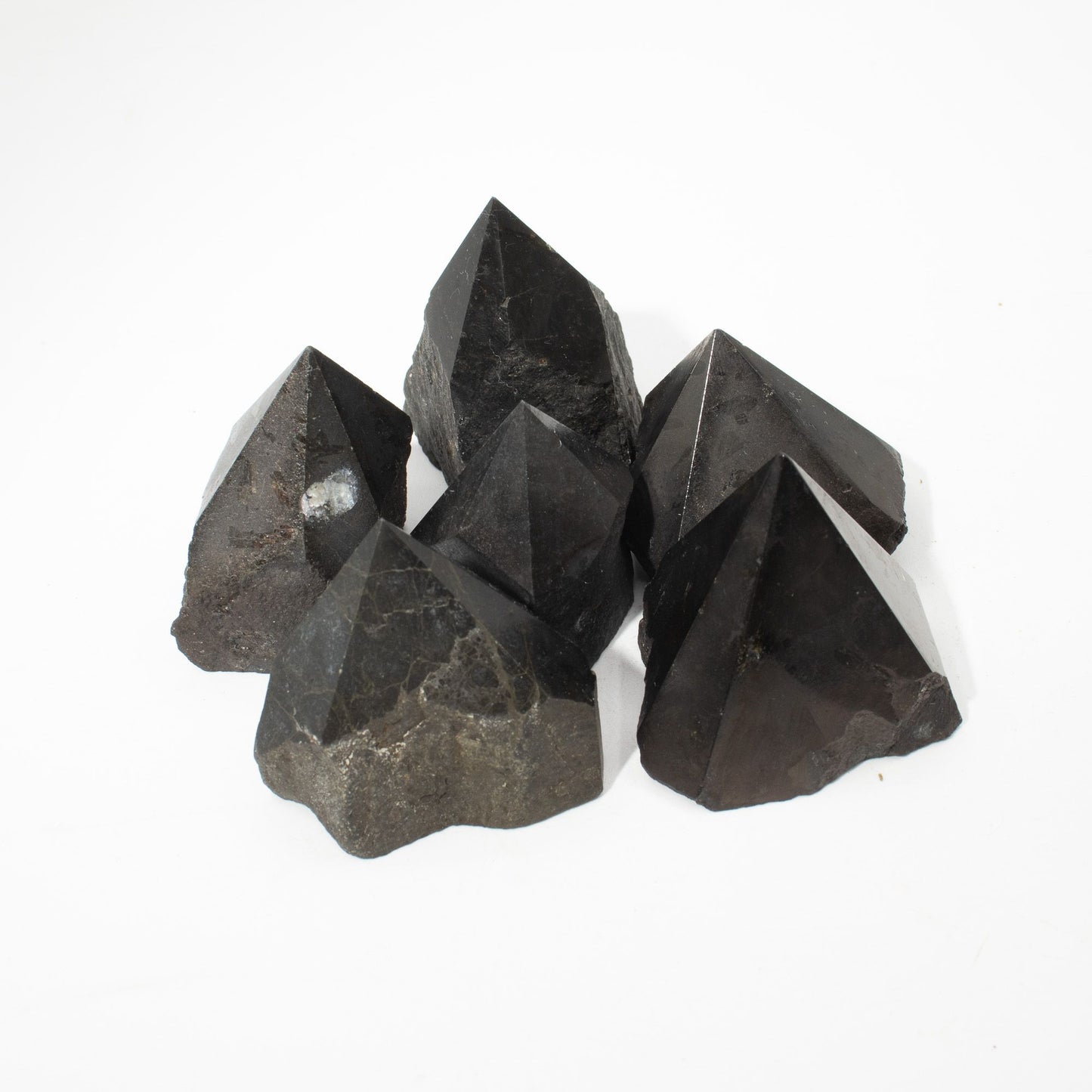 Puntas pulidas de piedra preciosa - turmalina india  (aprox. 5-6 piezas) - Puntas de Gemas