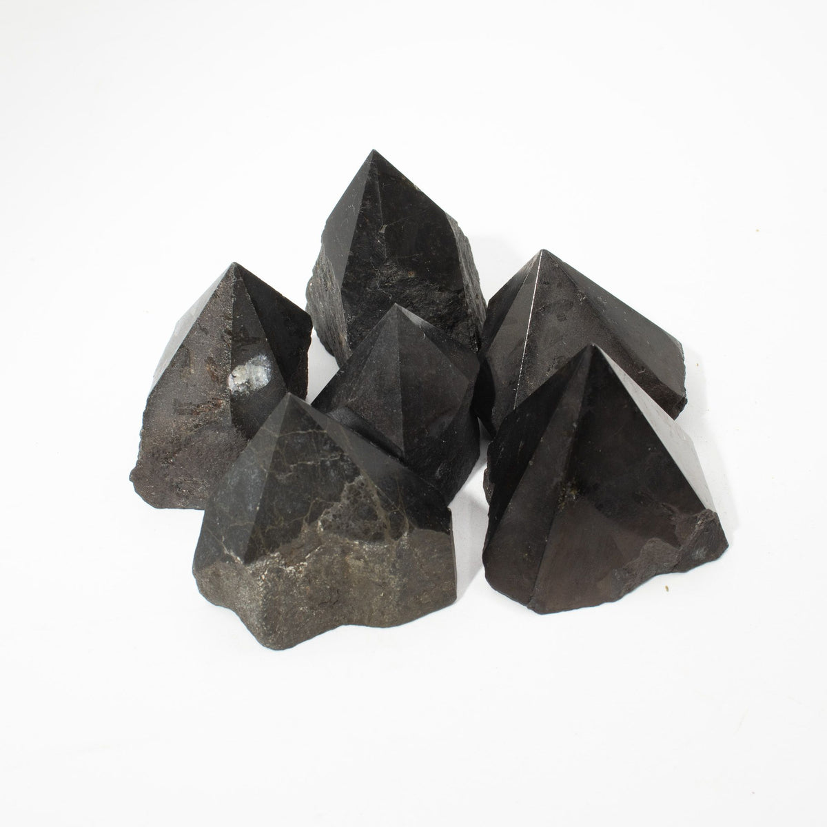 Puntas pulidas de piedra preciosa - turmalina india  (aprox. 5-6 piezas) - Puntas de Gemas