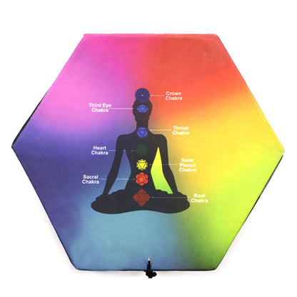 Juego de Cuenco Tibetano - Movimientos de Yoga - Blanco/Azul 10,7 cm - Artículos Tibetanos, artesanal