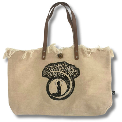 Sac Naturel Anse en cuir - Bouddha