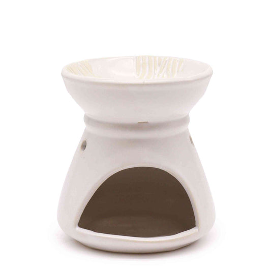 Elemental Natural Large Burner - Ivory - Quemador Aceites Aromaterapia | El Bazar de Tizar
