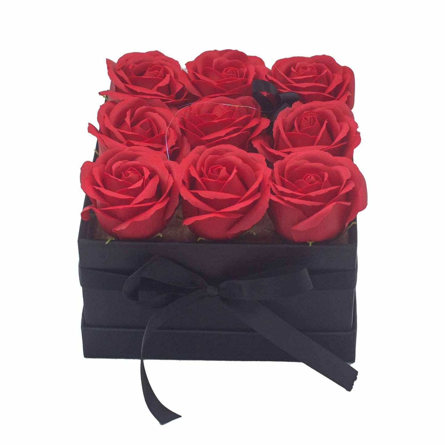 Caja de Regalo - Rosas de Jabón · 9 ud Rojo