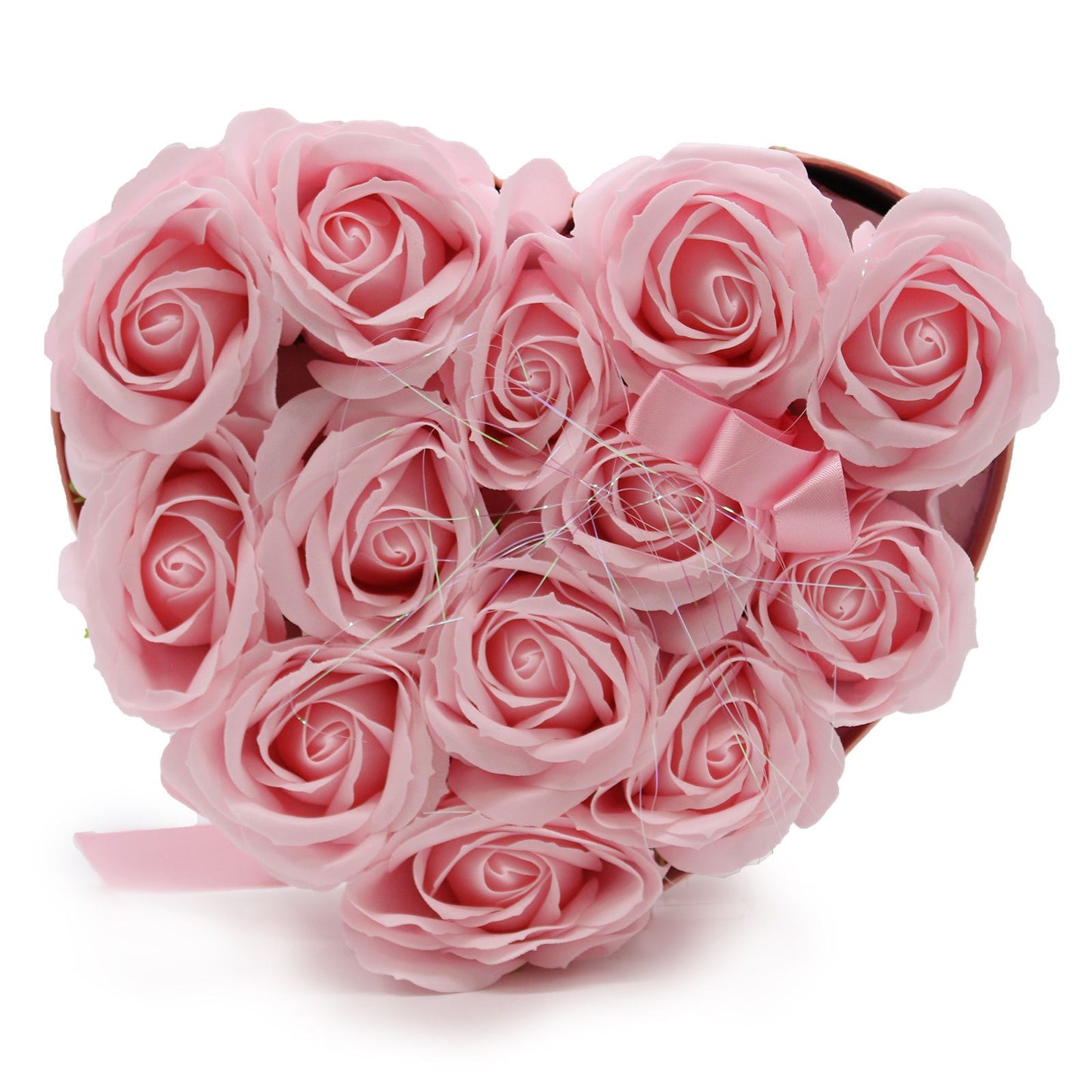 Caja de Regalo - Rosas de Jabón · 13 ud Rosa Corazón