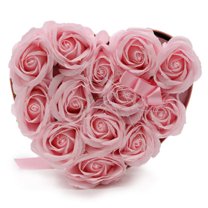 Caja de Regalo - Rosas de Jabón · 13 ud Rosa Corazón