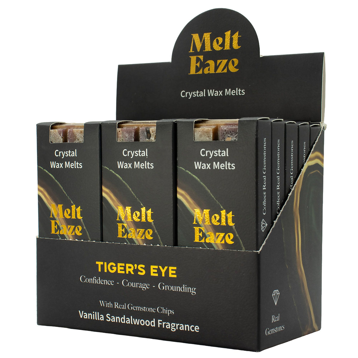 MeltEaze Wax Melts 50g - Tigereye Strength - Vainilla Sándalo