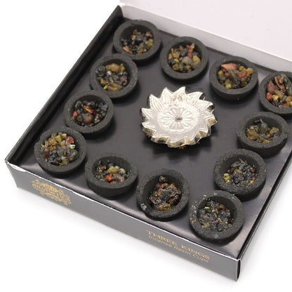 Caja de 12 Copas de Resina - Tres Reyes - Caja de 12 copas de resina