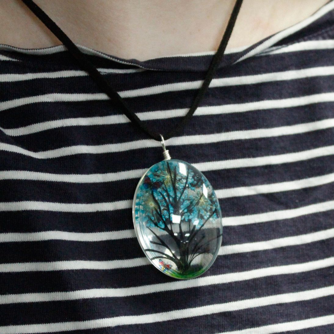 Flores Prensadas - Arbol De La Vida - Lavanda