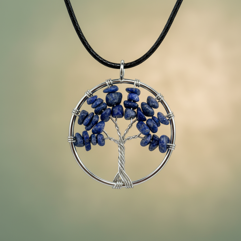 Tree of Life Pendant - Sodalite