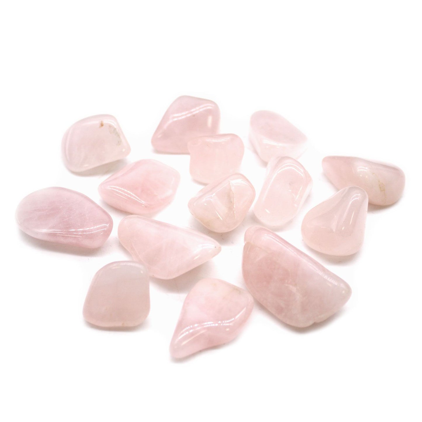 L Tumble Stones - Cuarzo Rosa - Piedras Naturales Irregulares