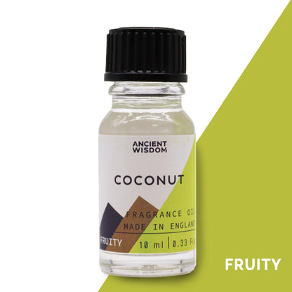 Aceites de Fragancia 10ml - Coco - Aceites de Fragancia 10ml, Cruelty Free