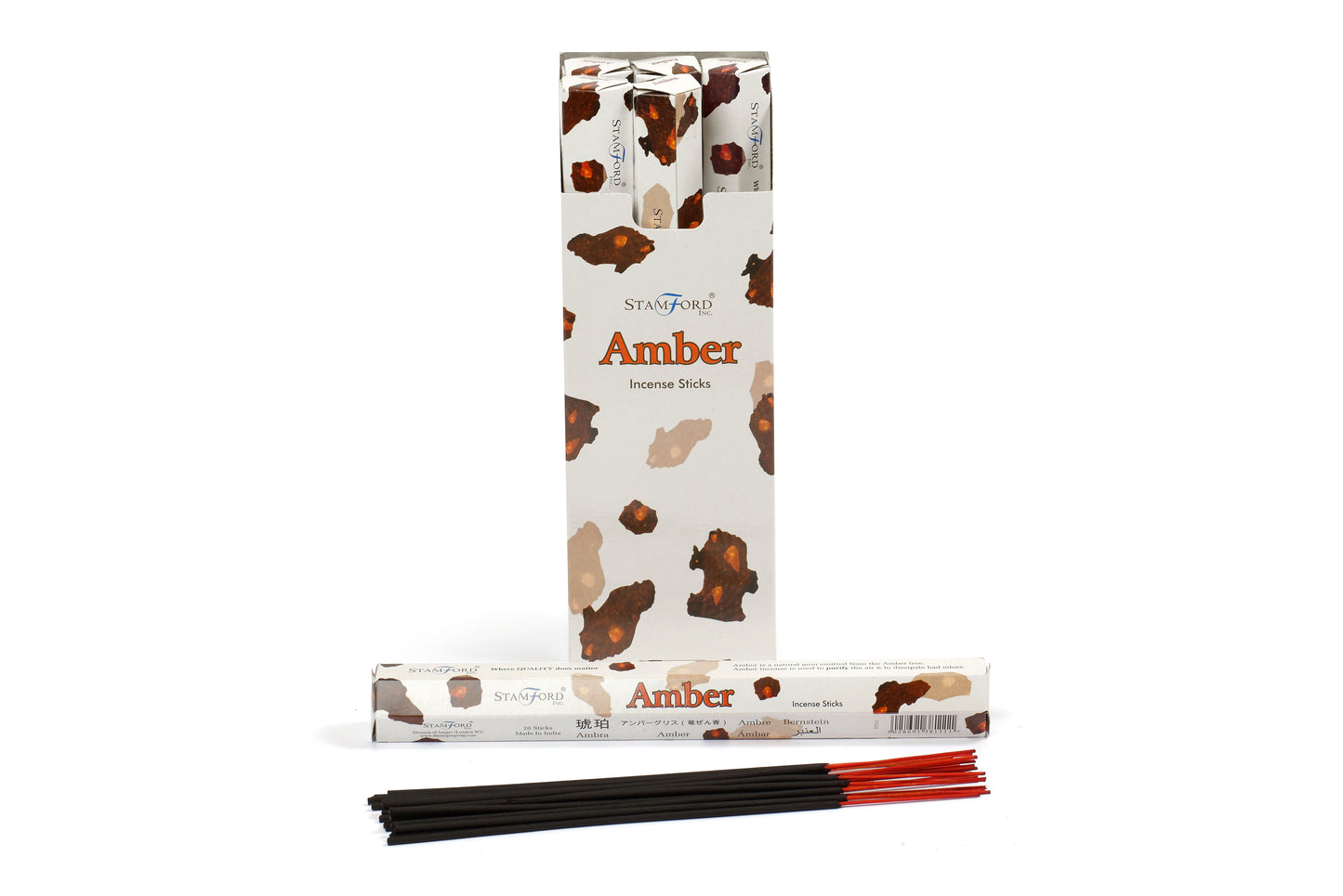 Amber  Premium Stamford Incense Sticks - Stamford Premium Incienso
