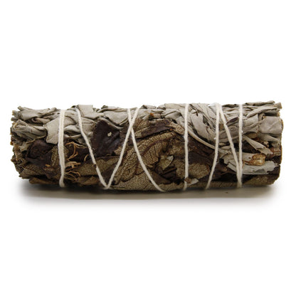 Atado de Hierba - Salvia Blanca y Salvia Negra 10cm - Atados de Smudge – Envuelto individualmente