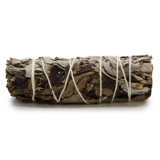 Atado de Hierba - Salvia Blanca y Salvia Negra 10cm - Atados de Smudge – Envuelto individualmente