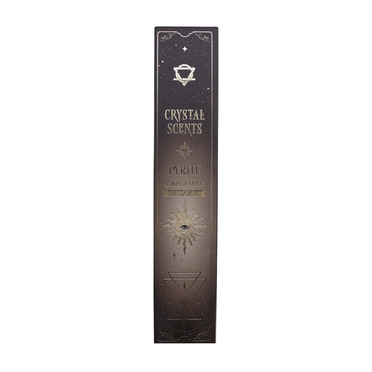 Incienso de purificación con fragancia de cristal de pirita - Canela