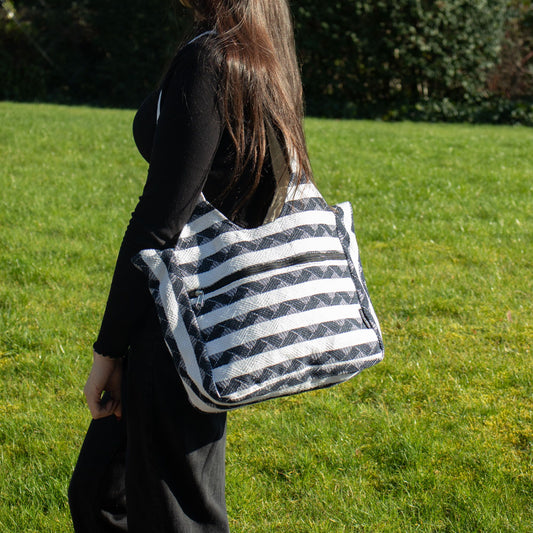Bolsos Jacquard Naturales – Atlas Nómada – Bolso Musa Viajera