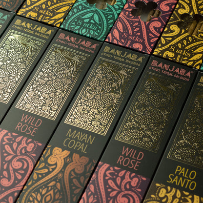 Incienso Banjara Extra Largo - Palo Santo - Incienso Banjara Extra Largo, Gift Packaging