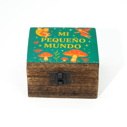Pequeña caja esmaltada - Mi Pequeño Mundo