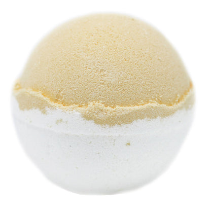Bomba de Baño Merengue de Limón - Blanco y Amarillo