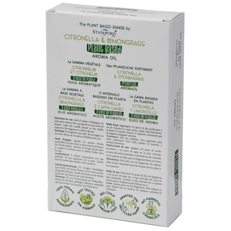 Aceites Aromáticos a base de Plantas - Citronela - Aceites Aromáticos a base de Plantas