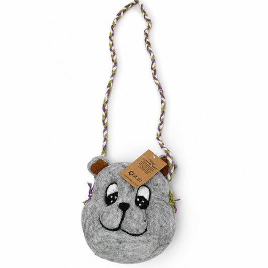 Bolsas de animales adorables - Oso - Bolsos de Fieltro | El Bazar de Tizar