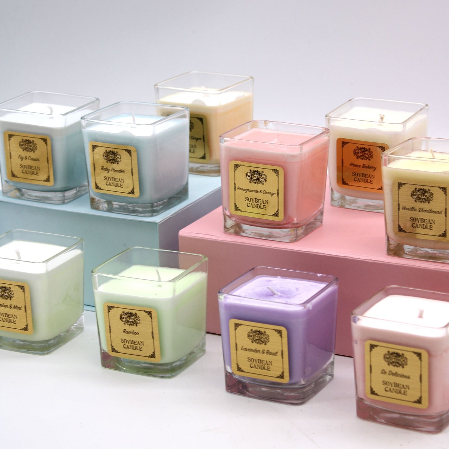 Vela de Cera de Soja - Granada y naranja - Velas de Cera de Soja, cera de soja