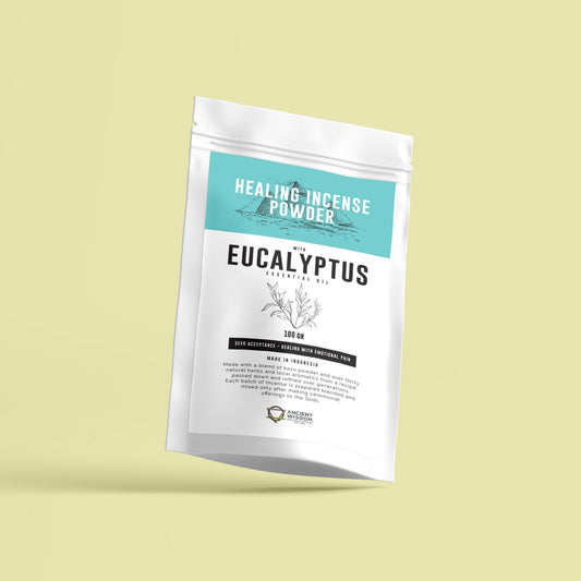 Healing Incense Powder - Eucalyptus 100gm - Polvo de incienso curativo