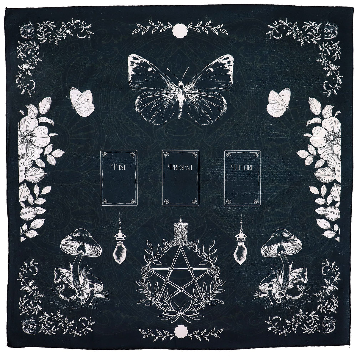 Mantel para lectura de Tarot - Bruja Antigua - Cartas del Tarot y paños de lectura