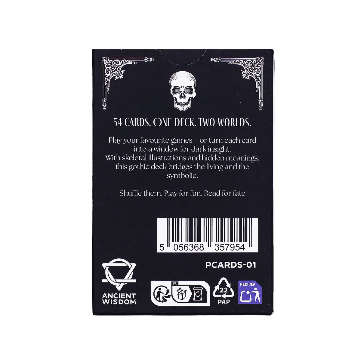 Memento Mori Cartas de juego y de oráculo góticas - Revenda de Cartas de Jogo & Oráculo Para a Sua Loja