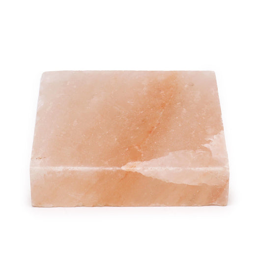 Plaque de cuisson en sel de l'Himalaya - Carrée - 20x20x5cm