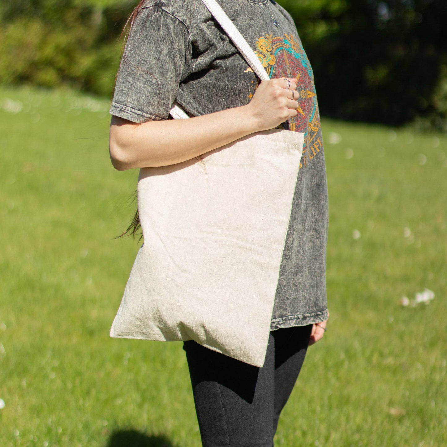Nomad Sari Iconic Toni Tote Bag - Sin impresión - Natural 10oz