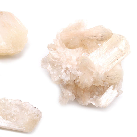 Combinación de Stilbite con Apophyllite 20-30mm