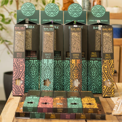Incienso Banjara Extra Largo - Palo Santo - Incienso Banjara Extra Largo, Gift Packaging