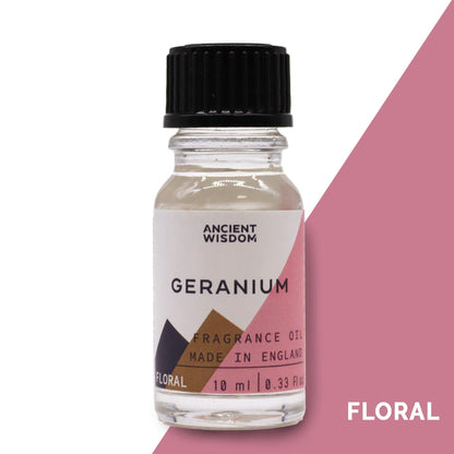 Aceites de Fragancia 10ml - Geranio - Aceites de Fragancia 10ml, Cruelty Free