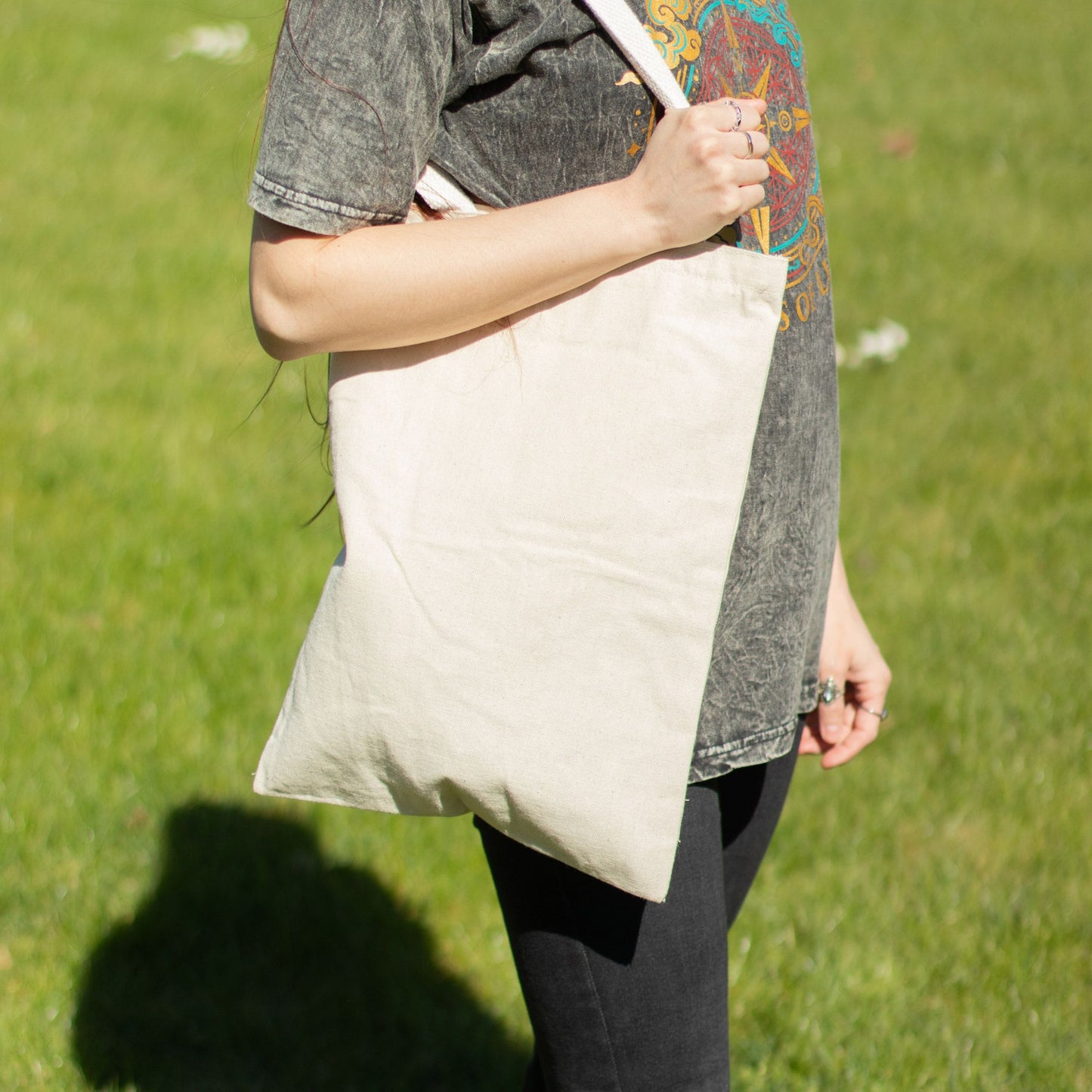 Nomad Sari Iconic Toni Tote Bag - Sin impresión - Natural 10oz