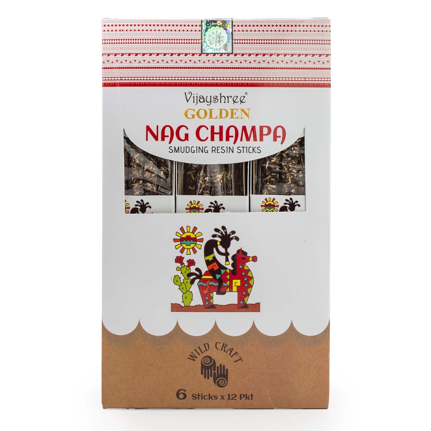 Palitos de resina de Nag Champa dorados para purificación - 30g - Varillas de resina para Defumar