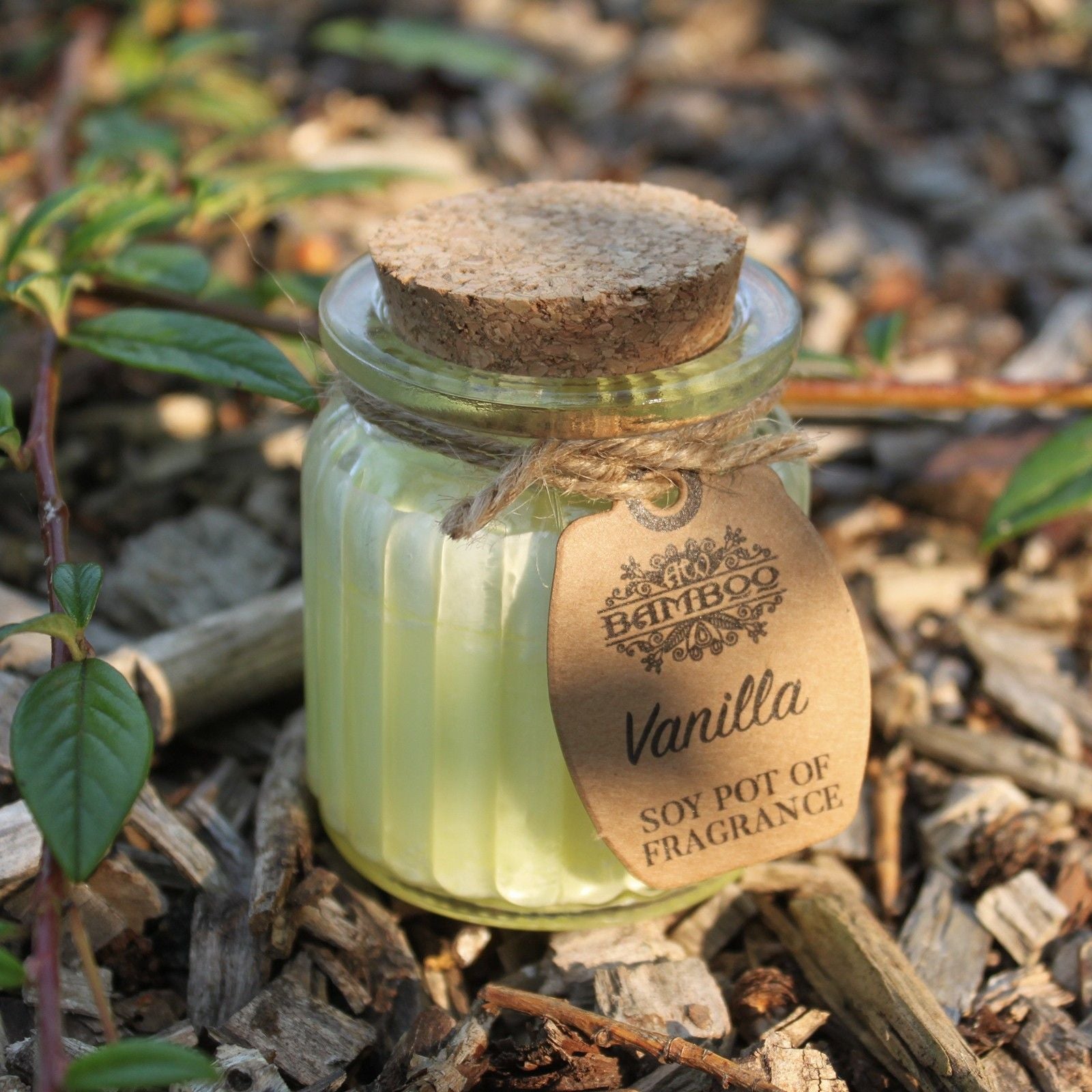 Vela de Cera de Soja Tarro - Vanilla - Velas de Cera de Soja, 20 horas