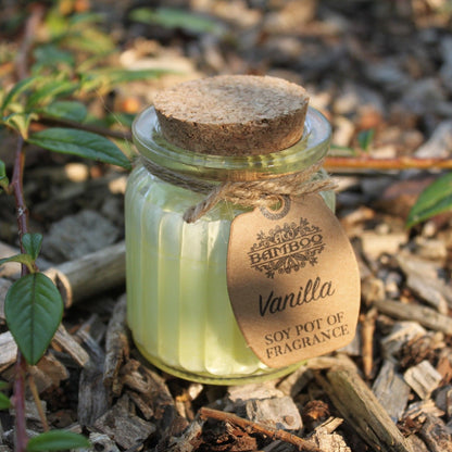 Vela de Cera de Soja Tarro - Vanilla - Velas de Cera de Soja, 20 horas