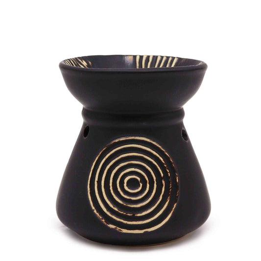 Elemental Natural Large Burner - Brown | Quemador Aceites Aromaterapia | El Bazar de Tizar