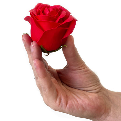 Caja de Regalo - Rosas de Jabón · 9 ud Rojo