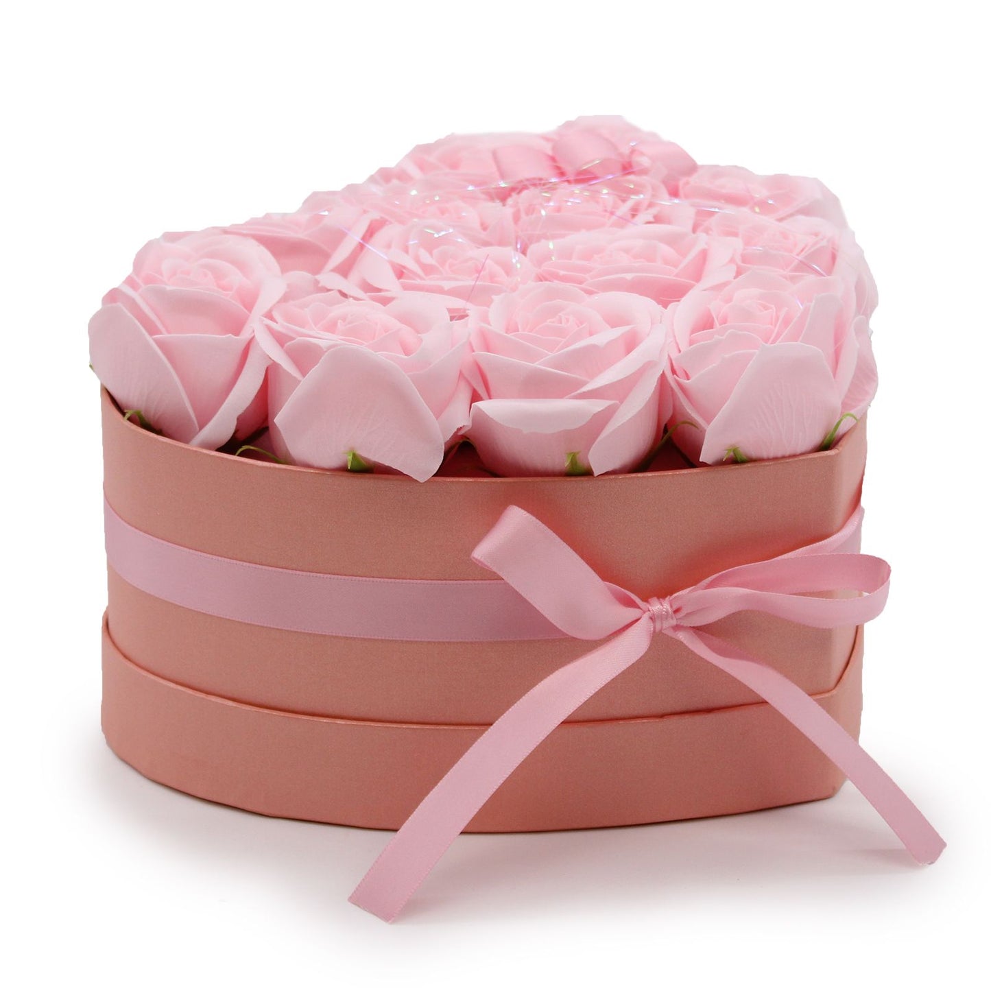 Caja de Regalo - Rosas de Jabón · 13 ud Rosa Corazón