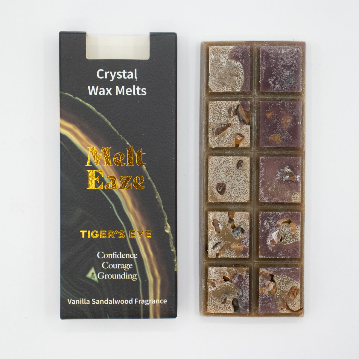 MeltEaze Wax Melts 50g - Tigereye Strength - Vainilla Sándalo