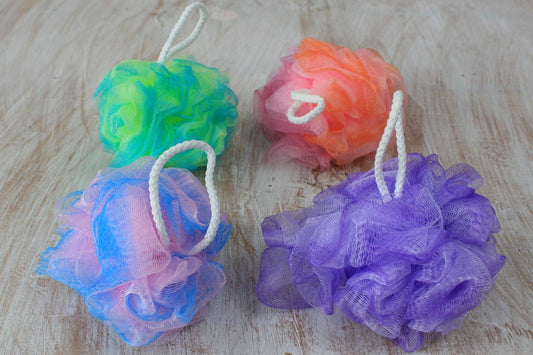 Éponge de bain - Très panaché 4 assortiments 40g