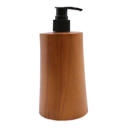 Dispensador de jabón de madera de teca natural - Taper