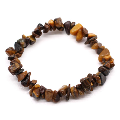 Bomba de baño con pulsera de gemas de ojo de tigre